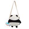 Cute Panda Mini Shoulder Bag With Cartoon Design And Zipper Closure For Daily Use