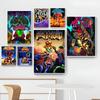 Game M-METROID Classic Vintage Posters Vintage Room Home Bar Cafe Decor Nordic Home Decor
