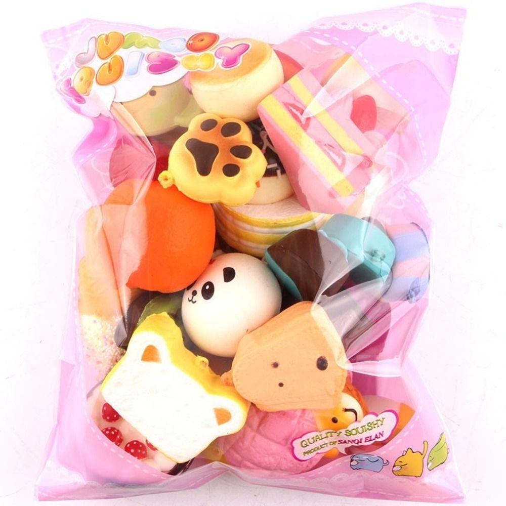 Cell Phone Strap Squishes Toy Banana Toast Squeeze Cake Simulated Bread Soft Bread Toys Kids Toy