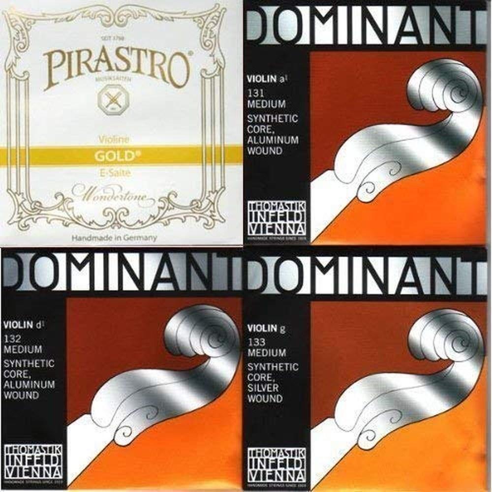 Thomastik-Infeld Violin Strings 4/4 Set Pirastro Gold E String Ball End A D G Dominant