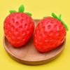 Anxiety Relief Strawberry Squeeze Toy Slow Rebound Simulated Fruit Fidget Toy Anti-stress Sensory Ball Decompression