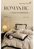 Sleep Grid Light French Hepburn Wind Corduroy Milk Velvet Four Piece Set