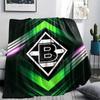 1pc Borussia Print Flannel Blanket, High quality Comfortable for All Seasons, Home Decor, Warmth and Comfort, Perfect for Christmas Gifts17