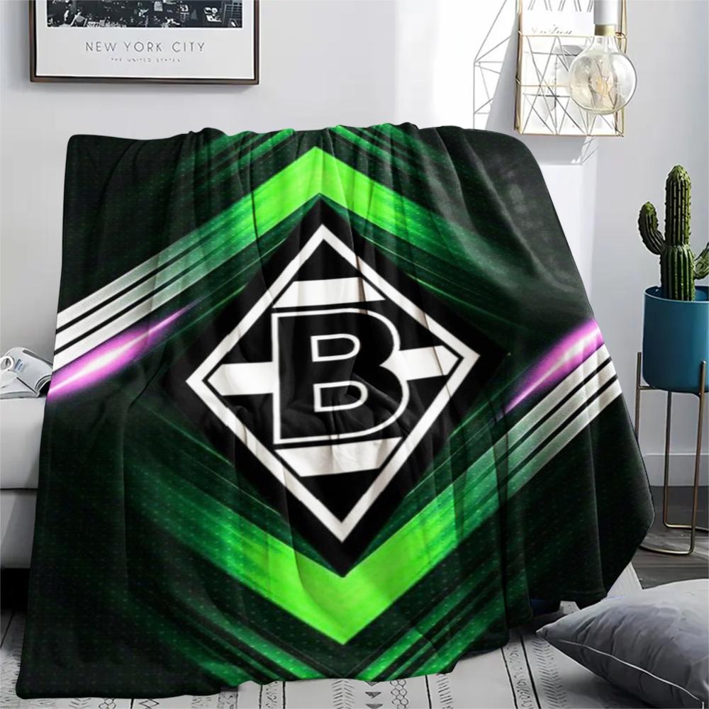 1pc Borussia Print Flannel Blanket, High quality Comfortable for All Seasons, Home Decor, Warmth and Comfort, Perfect for Christmas Gifts17
