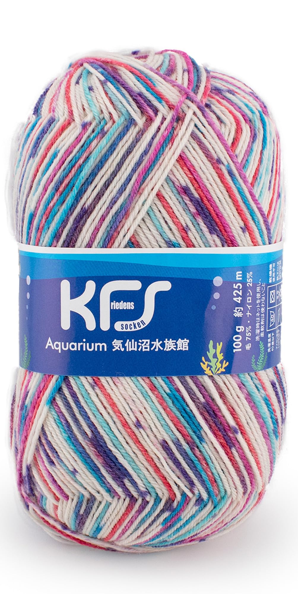 

Opal Kesennuma Aquarium Sock Yarn, 4-ply, Wool Blend, KFS260.