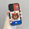 KEYSION Cartoon Cute Plush Embroidery Case for Redmi Note 11 Pro 5G 11S with Lanyard Silicone Shockproof Phone Cover for Redmi Note 12 Pro 4G