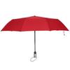 Automatic Umbrella Black Steel TenBones Folding HighDensity AntiCollision Compact Umbrella for Sunshade and Rain
