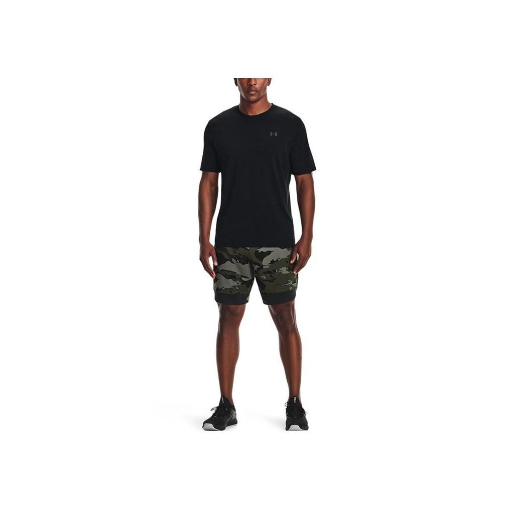 Under Armour Outdoor Camouflage Lockere Passform Trainingsshorts Herren Grün 1361508-310