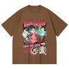 230 Gsm 100% Cotton Dandadan V15 Momo Print Unisex Heavy Cotton T Shirt