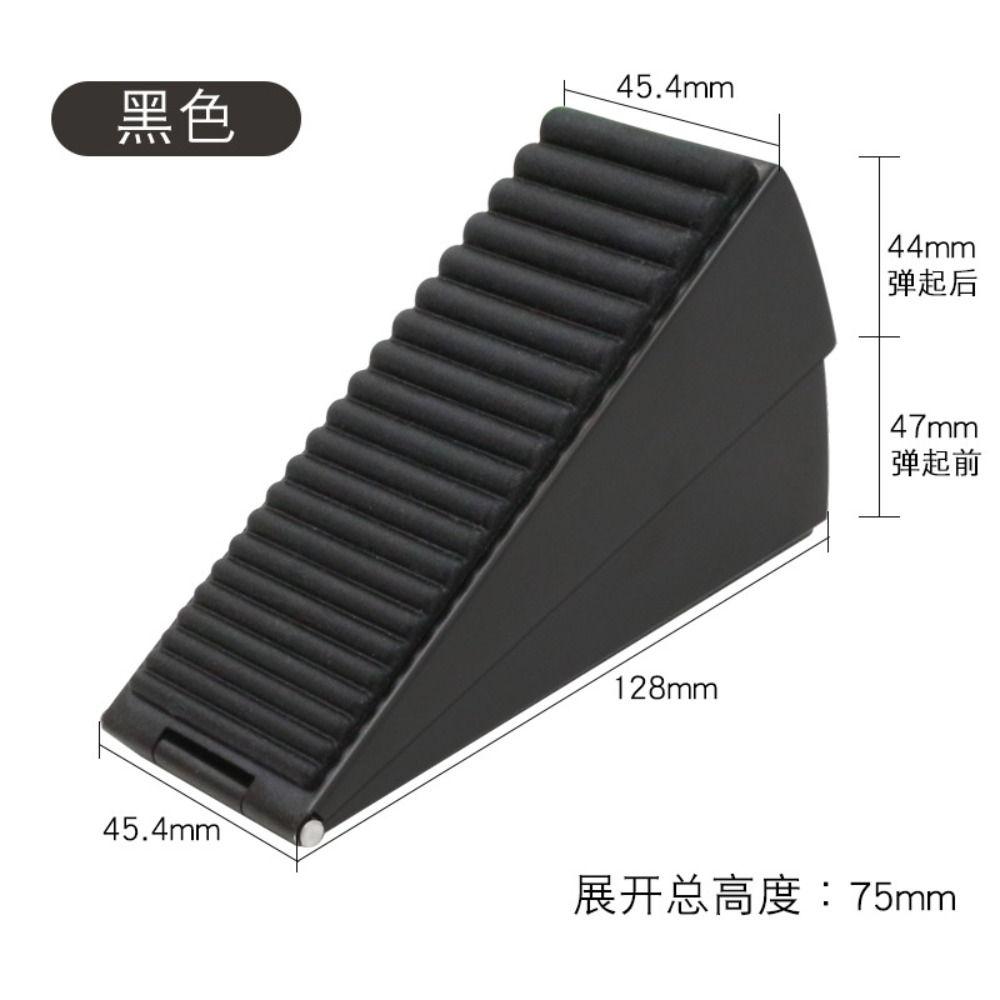 Stainless Steel Heavy Duty Door Stopper Silver Large Door Stop  For Any Heavy Door Gap