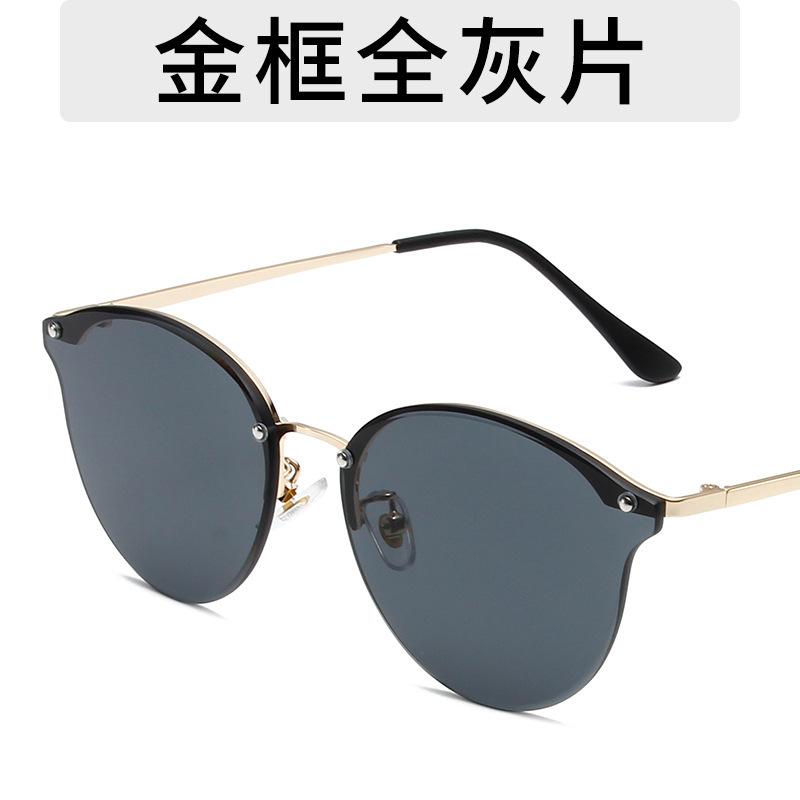 

Простые солнцезащитные очки с полуоправой и защитой от ультрафиолета того же стиля, солнцезащитные очки для путешествий и фотосъемки, повседневные очки для вождения и рыбалки