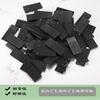 BSTKEY 60-Piece Set of Wedges, PP Adjustment Wedges, Polystyrene Wedges, for Leveling Furniture, Durable, Non-Slip, and Stable, Black, 6-1mm