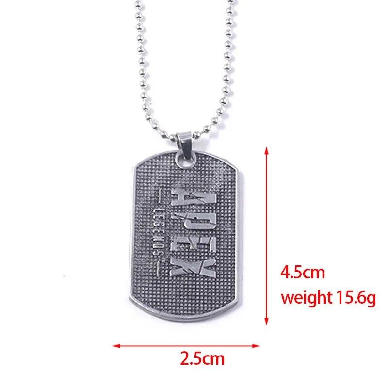 Game Apex Legends Dog Tag Necklace Pendants For Women Men Antique Metal Necklace Jewelry Accessories