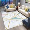 Modern Minimalist Geometric Triangle Area Rug Living Room Bedroom Office Non-Slip Floor Mat Washable