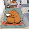 Cartoon Otter Carpet Non Slip Floor Mat for Living Room Kitchen Entrance Door Balcony Washable Rug Home Decor  Play Mats Home