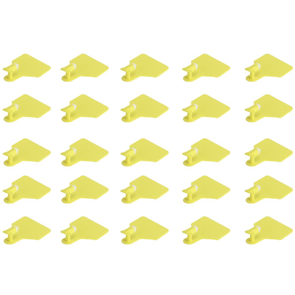 25 STÜCKE Vieh Kuh Rinder Blank OnePiece Ohrmarke Zeichen ohne Wort Bauernhof Tier Identifikation