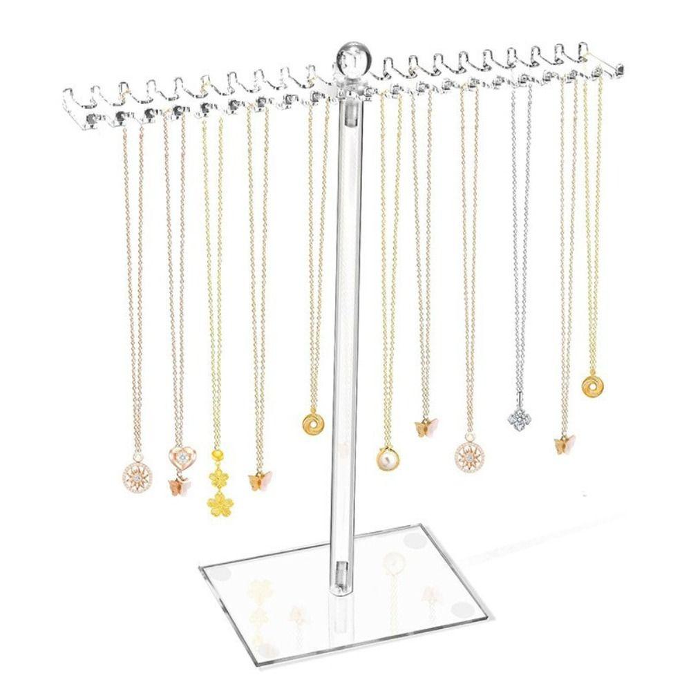 With Base Necklace Holder Acrylic Jewelry Display Stand Storage Rack  Bracelet