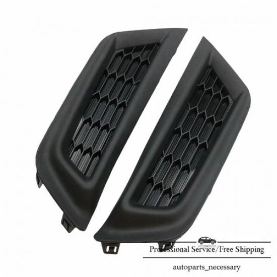 Piar Front Left Right Bumper Fog Light Bezel Trim Cover For 17-19 Honda CR-V LX