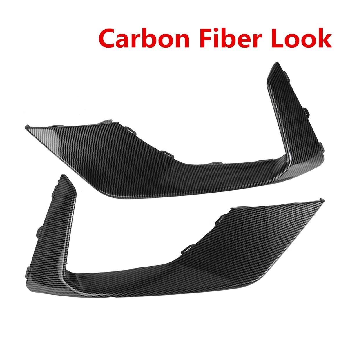 Front Canards Splitter Eyebrow Frame Cover Grille For Ford Focus MK4 ST, ST Line & ST Line X 2019-2025 Front Bumper Lip Body Kit