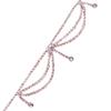 Trendy Rhinestone Tassel Multi-Layer Anklet - European & American Style Fashion Accessory for Women