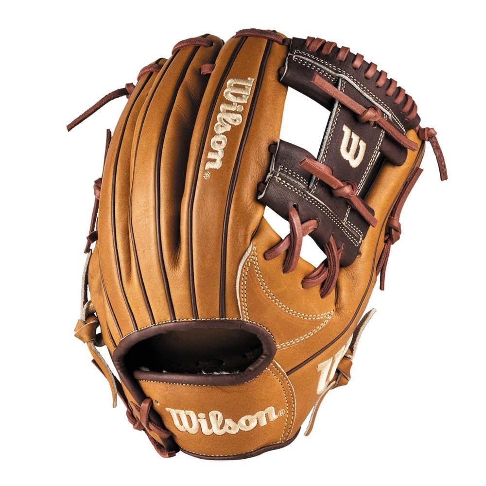 

Wilson AW General Use Dual 87 S Brown White/Hair Infielder s Tan/D