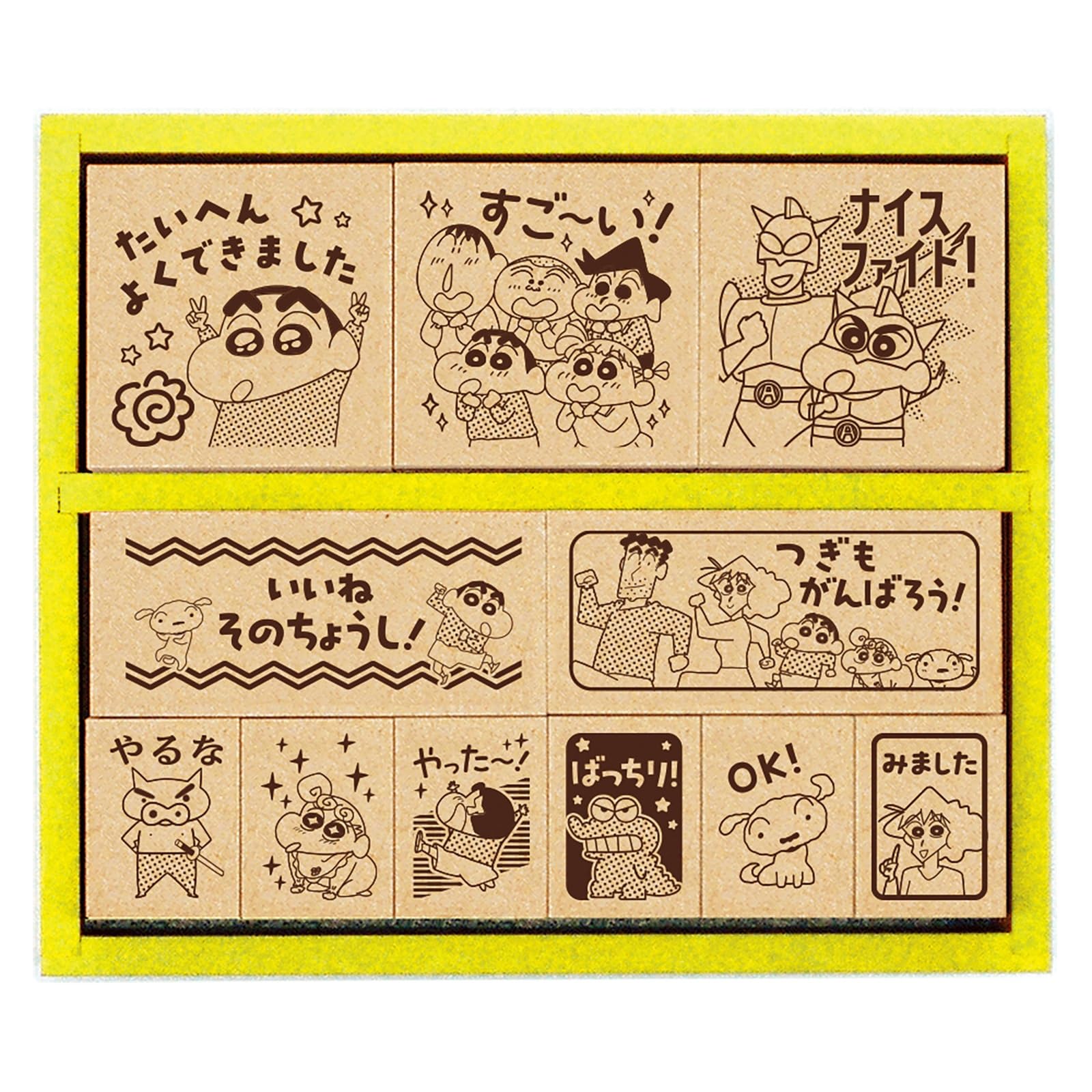 

Beverly Crayon Stamp Wooden Reward Stamp Shin-chan SDH-132
