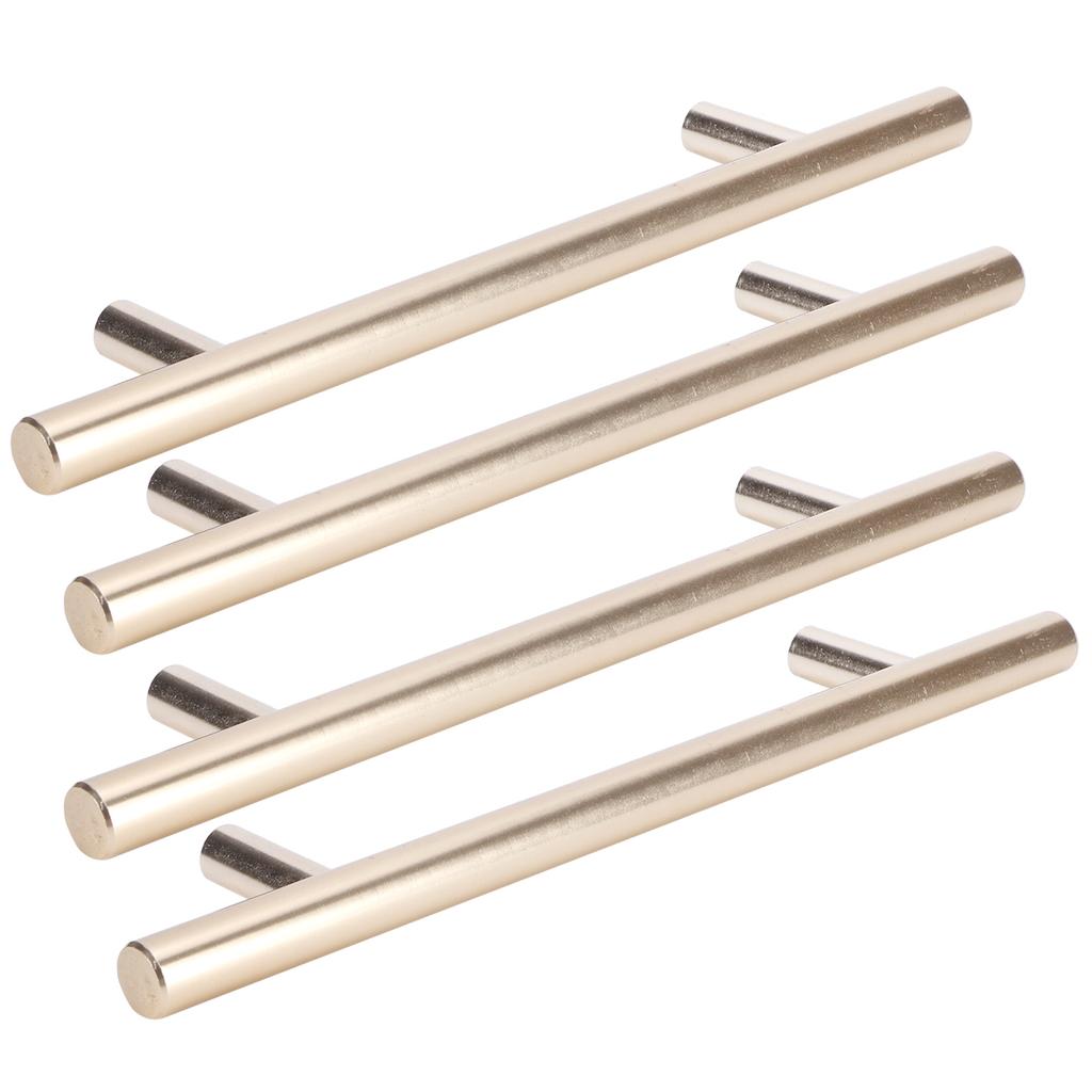 4Zestaw Klamka Ze Stopu Aluminium Złota Uchwyty do Szuflad Szafka Szafa OkuciaOtwór