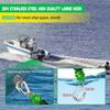 Heavy Type Boats Tow Rope With Stainless Steel Connector Water Sports Tow Line For Kayaks Ski And Small Yachts