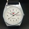 JAPAN VINTAGE REFURBISHED SEIKO 5 AUTOMATIC 6309A MENS WHITE WATCH a442594-1