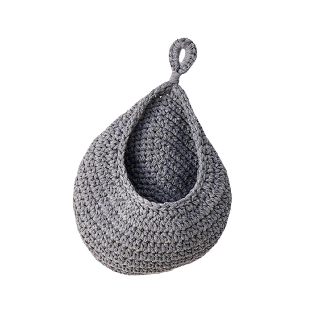 Droplet Wall Hanging Basket Boho Wall Decor Hanging Flower Pot Woven Wall