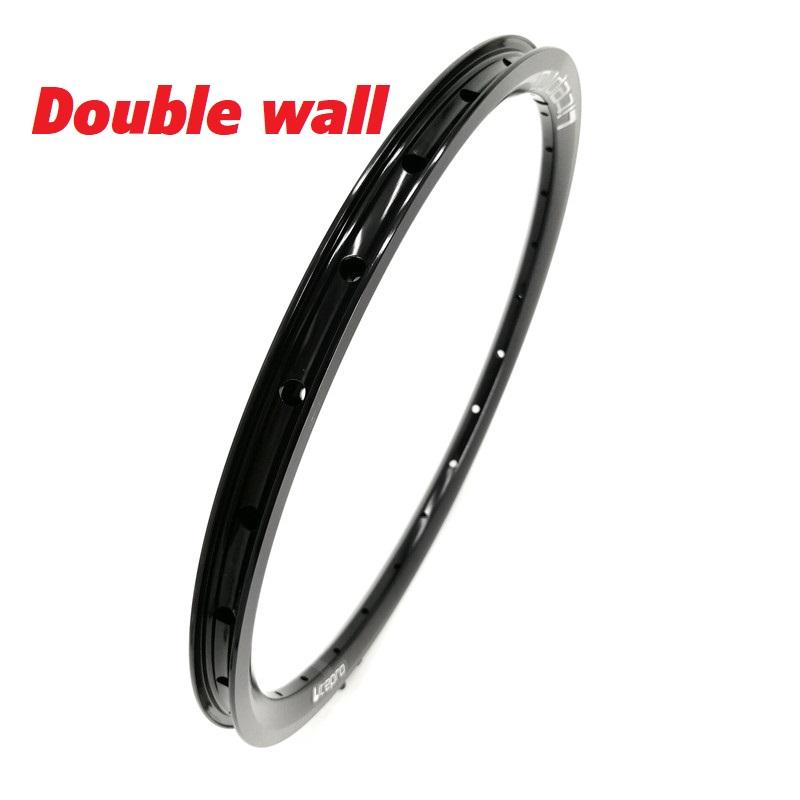 Litepro Rims 349 16x1-3/8 For Brompton Aluminum Alloy Double Wall All Black 20-24-28-36H Schrader valve Folding Bike Wheel Rim