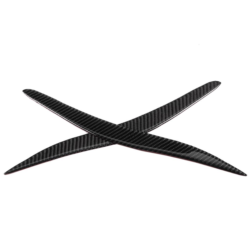 Pair Carbon Fiber Headlight Eyebrow Eyelids Cover Sticker Fit for IS250 IS300 2006?2012