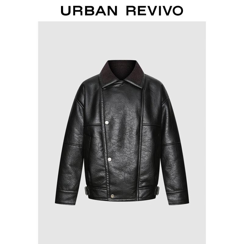 UR Men s Autumn 2025 Amber Flow Patchwork Lapel Jacket S