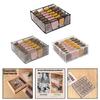 Fits Perfectly Into Drawer Socks Underwear Organizer Organizer Bag Versatile Use Transparent Lid 24-grid Design Compact Size
