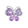 Light Luxury High-End Crystal Butterfly Brooch Female Sweet And Cute Insect Corsage Fashion Exquisite Autumn And Winter Pin