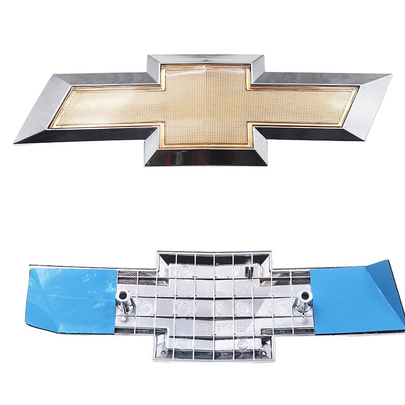 1pcs 21cm 3D ABS Car Front logo Car Front grill Emblem front hood sticker styling Accessories For Chevrolet AVEO