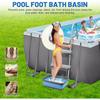 Folding Foot Bath Tub for Swimming Pool Entrance Portable Foot Bathing Basin Hot Tub Soaking Bucket Bathroom Garden Accessories