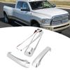 Chrome Door Handle Trim Cover 2 Door with 1 Keyhole Fit for Dodge Ram 1500 2009 2015
