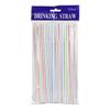 Set of 100 Colorful Bendable Plastic Straws Throwaway Straws Durable Drinking Straws Plastic Material for All Occasion