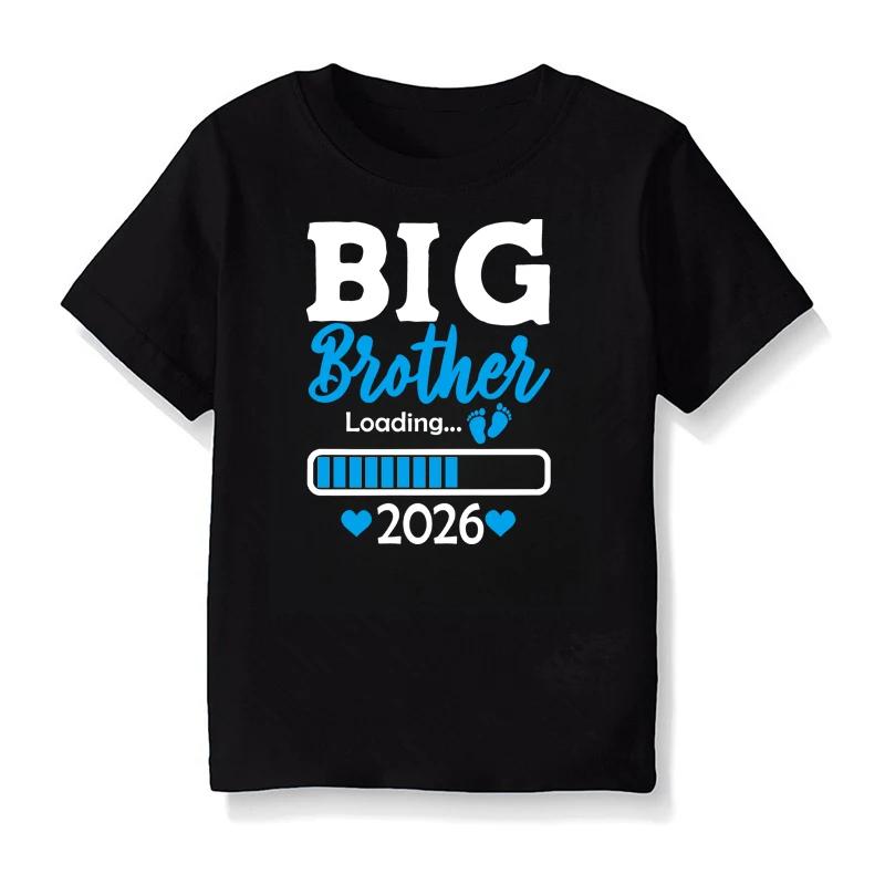 Promoted To Big Sister/Brother 2026 Matching Brother Sister Shirts Baby Announcement New Bro Sis Gift Matching Sibling Clothes