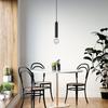 Suspension décorative 1xE27 IP20 23W – Noir