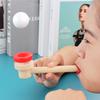 Wooden Balance Blowing Toys Blowing Pipe Whistles Balls Toys Floating Blow Pipe Balls Game Toy for Party Supplies Toddler Kids