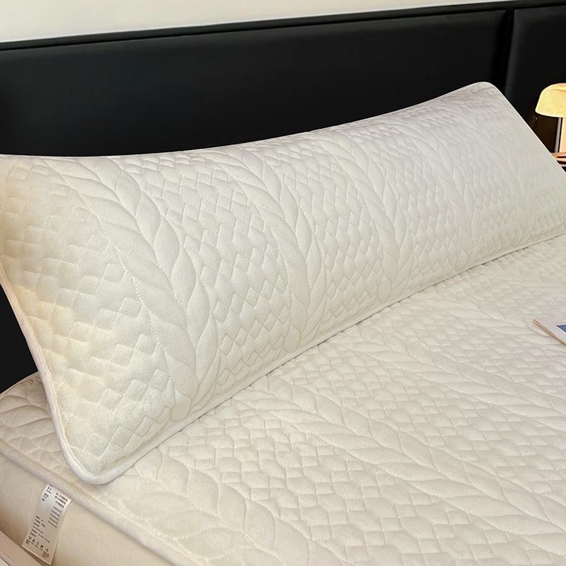 Luxe Diamant Gewatteerde Lange Kussensloop Pluche Kussensloop voor Bedhoofd van Koppels Zonder Vulling Comfortabel Beddengoed 48x120cm