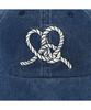 OGARP Heart Knot Embroidery Cap Navy
