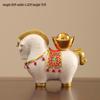 JINGRUIXIANG Lucky Horse Gold Ingot Desk Ornament