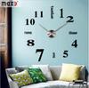 Douyin Style Silent Acrylic Wall Clock - DIY Wall Sticker for Home or Bedroom