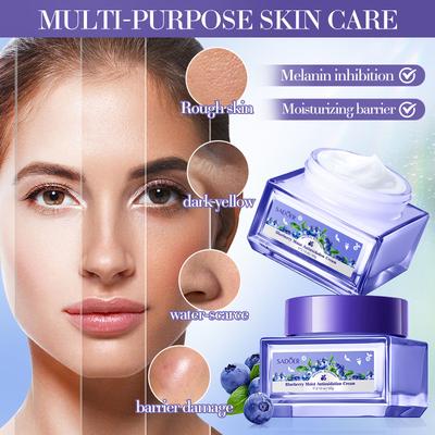 Blueberry Hyaluronic Acid Cream 60g Hydrating Moisturizing Antioxidant Cream