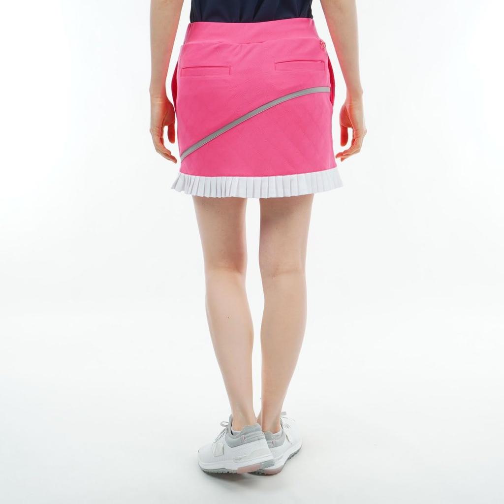 Golf Sweat Absorbent Quick Drying Skirt Stretch 2 [New Balance] Women's (With Inner) / 012-4134510 090_Pink [L]