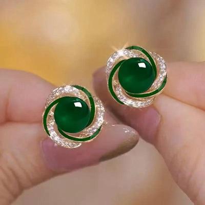 2024 Eingelegte Diamant- & Perlenstecker – Elegante & Stilvolle Damenmode-Accessoires