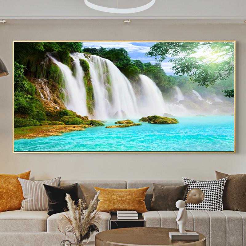 Pintura em tela de paisagem natural, arte de parede, Parque Nacional Jasper, Canadá, pôsteres e impressões de parede para sala de estar, decoração de casa
